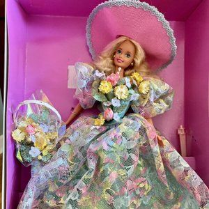 1994 Mattel Spring Bouquet Barbie Enchanted Seasons Collection 88 Mattel